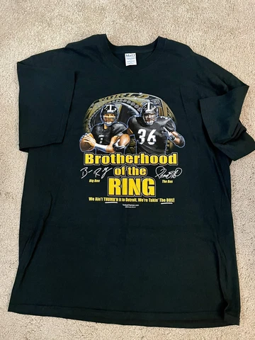 NEW W/O TAG Pittsburgh STEELERS BROTHERHOOD OF THE RING XXL Big Ben The Bus 2006 Cover