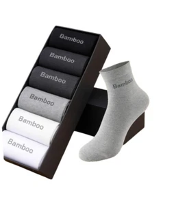 3,6,12 pairs new Men Bamboo Socks Gentle Soft Top Grip high quality Turkish made - Picture 1 of 5