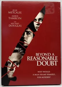Beyond A Reasonable Doubt DVD Jesse Metcalfe Michael Douglas Free Shipping 2009 - Picture 1 of 3
