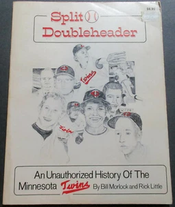 1979 Split Doubleheader: Unauthorized History Minnesota Twins Baseball B1 - Imagen 1 de 10