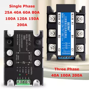 Single / Three Phase SSR Full Isolated Intelligent AC Voltage Regulator 25A~200A - Picture 1 of 27