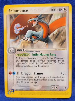 Salamence EX Dragon Near Mint 19/97 Rare Non-Holo Regular Pokemon