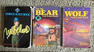 Cub Scout Book Wolf, Big Bear, Webelos from 1980s PB G+ 210313 - Bild 1 von 12