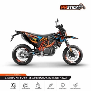 Kit de gráficos PRSTICK para KTM 690 SMC-R 2019/2022 kit de pegatinas - Imagen 1 de 3