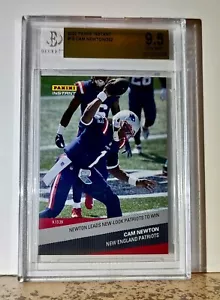 Cam Newton 2020 Panini NFL #15 Football Card 1/352 BGS 9.5 Gem Mint NE Patriots - Picture 1 of 2