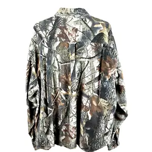 Woolrich camo hunting shirt mens XXL 2XL realtree hardwoods long sleeve cotton - Picture 1 of 10