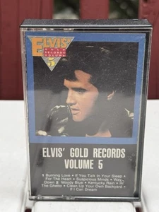 1984 Elvis Presley –Elvis' Gold Records Volume 5 RCA Victor Cassette Tape, Album - Picture 1 of 6