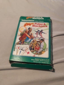 Las Vegas Poker and Blackjack Intellivision 1979 Box And Cartridge Game - Picture 1 of 2