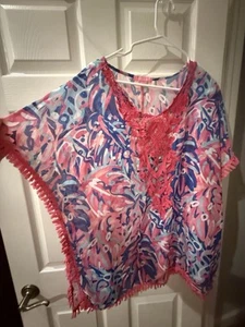 Simply Southern rosa Paisley Badeanzug Cover Up Gr. L Neu + Cover Up - Bild 1 von 12