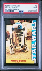 1977 Topps Star Wars Wonder Bread Artoo-Detoo #8 PSA 9 *New Label* - Picture 1 of 2