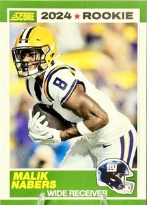 2024 Panini Score Rookie #5 MALIK NABERS New York Giants ROOKIE - Picture 1 of 3