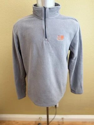 Chaqueta Karrimor Para Hombre Gris Microfleece Talla L Cuarto Cremallera Chaqueta L Pullover Foto 1 de 4