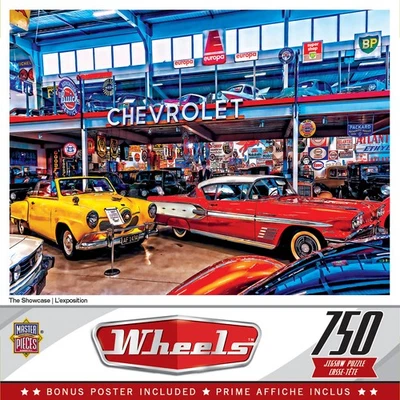 MasterPieces - Wheels - The Showcase 750 Piece Jigsaw Puzzle - Image 1 of 4