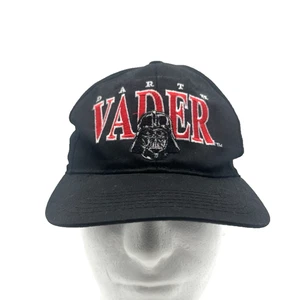 Vintage Darth Vader Star Wars Embroidered Cap Hat Youth Size Adjustable - Black - Picture 1 of 7