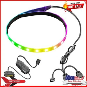 CM-LS40 5V ARGB 4pin PC Case LED Light Bar SATA 3PIN Computer RGB Lamp - Afbeelding 1 van 18