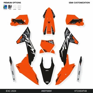 Kit gráfico Motostick para KTM EXC-XC-W EXC-F XCW-F 2024 XC-SX 2023-2024 - Imagen 1 de 2