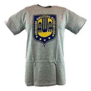 AWA American Wrestling Alliance Logo Gray Mens T-shirt - Picture 1 of 2