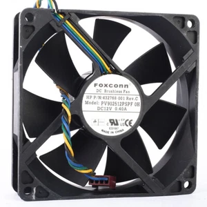 FOXCONN PV902512PSPF 0H 9025 12V 0.40A 4-pin fan server inverter cooling fan - Picture 1 of 3