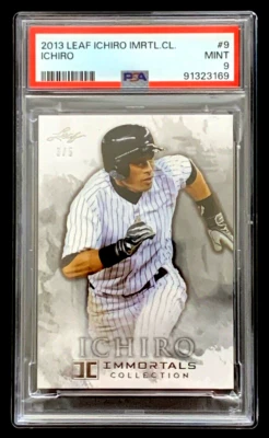 SSP /5 PSA 9 MINT 2013 LEAF ICHIRO IMMORTALS COLL. #9 G2407 - Image 1 of 3