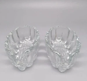 Vintage 1980’S Princess House Heritage Crystal Spoon Rests Set of Two. - Picture 1 of 7