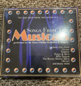 Songs From The Musicals 60 Top Hits CD Set By Marco Phillip Orchestra & Singers - Picture 1 of 3