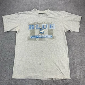 Vintage M&M Studios T-Shirt Mens XL 1997 Single Stitch Candy Blue Athletic Dept - Picture 1 of 12