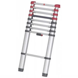 Hailo t80 aluminium telescoopladder 11 treden + stabilisatiebalk 103-322 cm - Picture 1 of 5