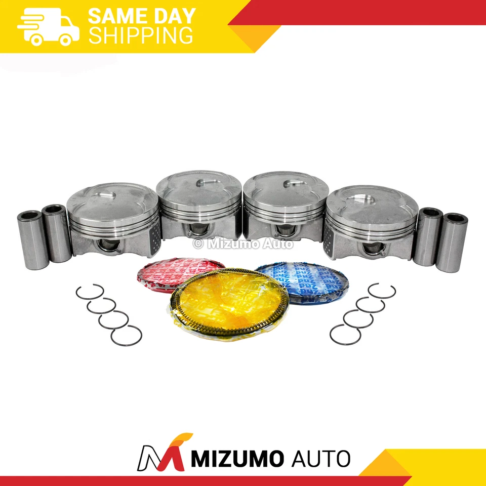 Pistones con anillos aptos para Honda Accord 13-19 2.4L L4 DOHC 16v Foto 1 de 4