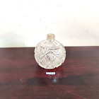 1920S Osler Glass Cut Glass Floral Design Perfume Bottle Rare Collectibles G631