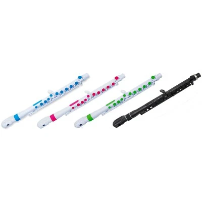 Nuvo jFlute 2.0 Student Plastic Flute w "Donut" Curved Headjoint - Choose Color - Image 1 of 3