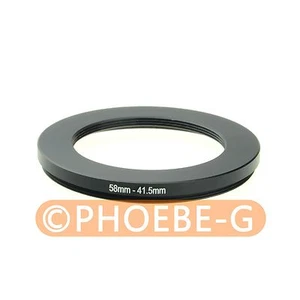 58mm-41.5mm 58-41.5 mm 58 to 41.5 Step Down Filter Ring Adapter - Picture 1 of 1