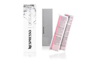 Original Nespresso Descaling Kit Cleaning Solution 2 Pack - Picture 1 of 3