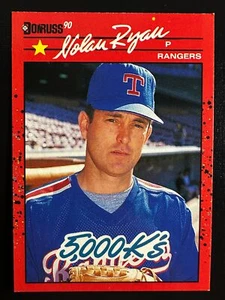 Nolan Ryan 5000K Donruss Baseball Card Texas Rangers #665 - Picture 1 of 2