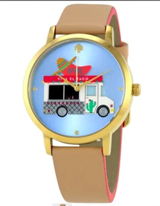 Kate Spade New York Taco Truck Uhr Brandneu Sammleruhr Neu mit Etikett - Bild 1 von 8