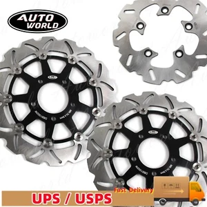 Rotor discos de freno delanteros y traseros para Suzuki SV 650 S 2003-2009 2008 2007 2006 EE. UU. - Imagen 1 de 13