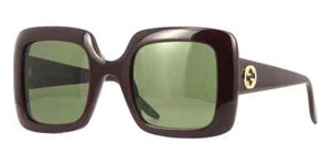 Gucci Women Sunglasses GG0896S 003 Red/Green Lens Authentic 52mm - Picture 1 of 4