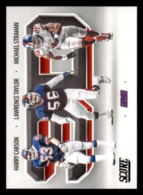 2021 Score 3D #12 Harry Carson/Lawrence Taylor/Michael Strahan - Image 1 of 2