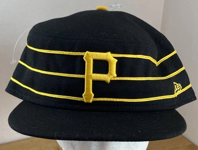 Boné Pittsburgh Pirates Fitted Pillbox 8 3/8 66,4cm New Era preto MLB NOVO - Imagem 1 de 4
