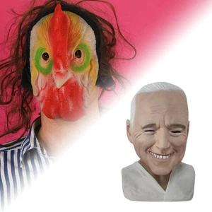 Celebrity Latex Mask Cosplay Adults Men Women Headgear Novelty Costume Accessory - Picture 1 of 7