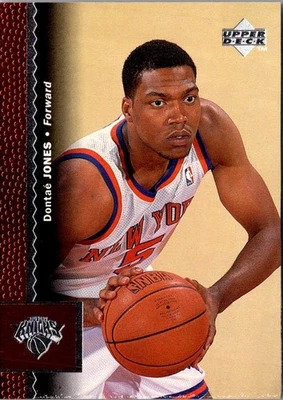 1996 Upper Deck Dontae' Jones #262 New York Knicks Basketball Card - Image 1 of 2