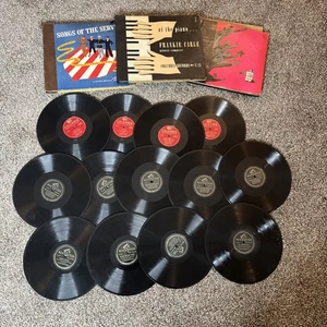 13 Random Used Record Albums Box Lot Vinyl Records 78 RPM - Picture 1 of 8