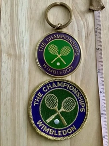 Wimbledon Large Keyring And Sew On Badge 1990’s - Picture 1 of 4