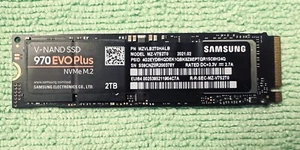 SAMSUNG 2TB 970 EVO PLUS SSD NVMe M.2 SOLID STATE DRIVE MZ-V7S2T0 - Picture 1 of 4