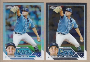 2023 Topps Chrome #169 SHANE McCLANAHAN Lot Base & REFRACTOR (2 cards) - Picture 1 of 5