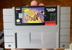NICKELODEON AAAHH!!! REAL MONSTERS SNES SUPER NINTENDO Authentic Working - Picture 1 of 2
