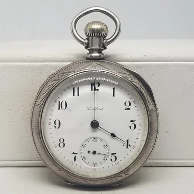 FAPW66 1907 Coin Ag Case Rockford P/W, King Edward, Gr 945, Sz 18s, 21J, Works. - Image 1 of 4