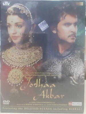 Jodhaa Jodha Akbar DVD - Hrithik, Aishwarya Bollywood Movie 3 DVDs Set Slipcover - Image 1 of 2