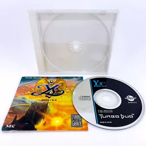 *TESTED* 1992 NEC TurboGrafx 16 Ys Books I & II Video Game TurboDuo Version - Picture 1 of 12