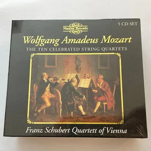 Mozart - The Ten Celebrated String Quartets (5 x CD Set, 1997) NEW & SEALED - Imagen 1 de 2