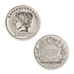 MONEDA TRIBUTO DE UN CENTAVO SAINT-GAUDENS COMO NUEVA - 2 OZ TROY - 39 MM EN CÁPSULA - Imagen 1 de 8